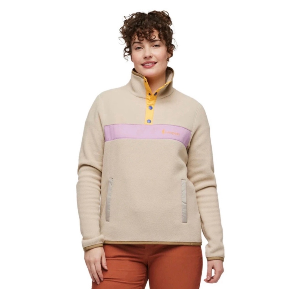 NWT Cotopaxi Teca Fleece Pullover Jacket Women’s size Medium Snap Button